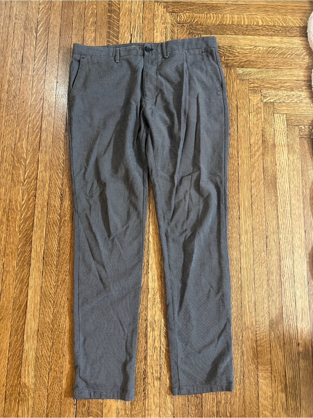 Zara Men's Classic Patterned Dress Pants - Tailored Fit